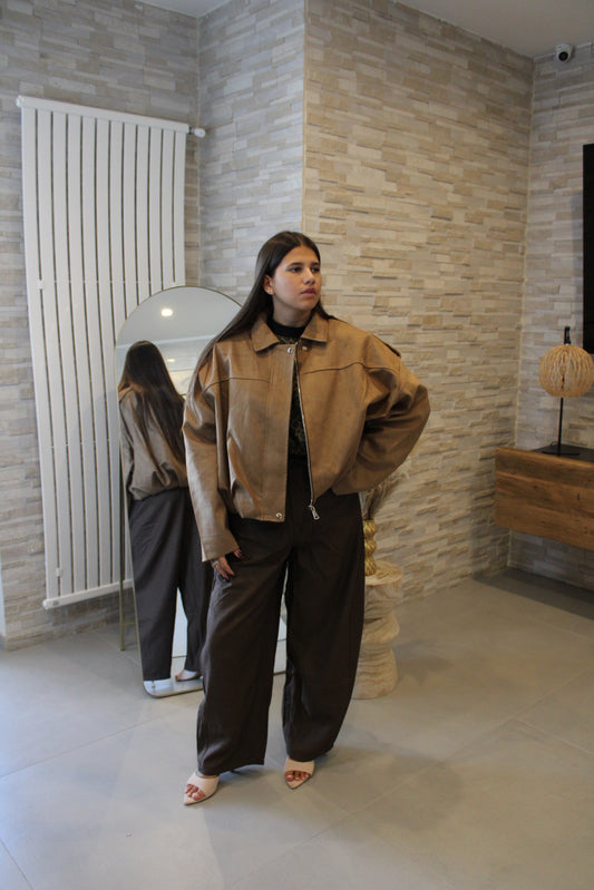 Bomber camoscio over